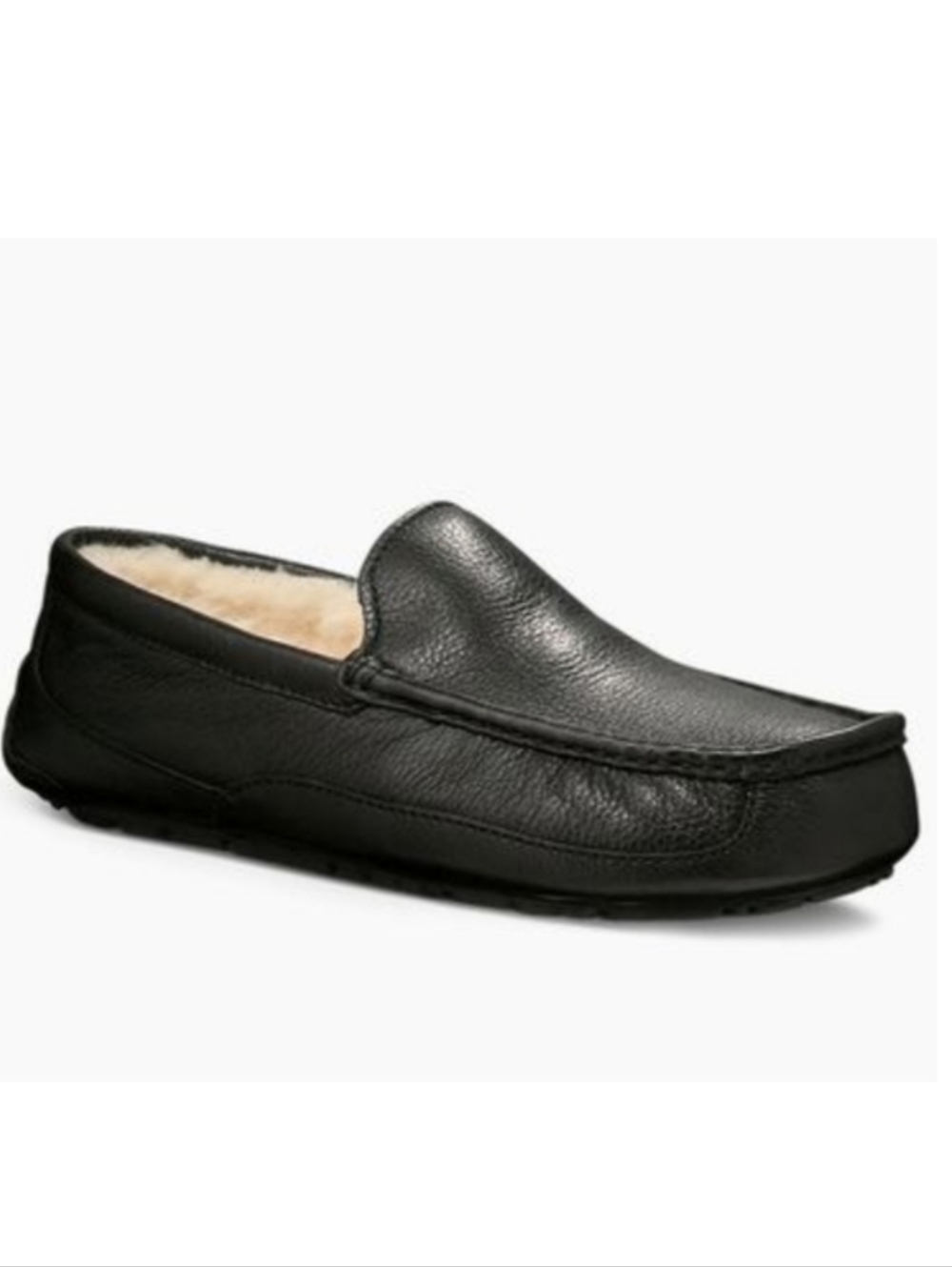 NIB UGG Men's Ascot Leather Slipper, Size 18
